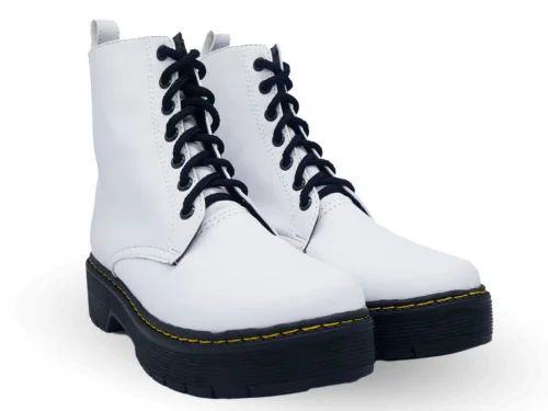 Botas Clásicas Vinipiel Blanco #013