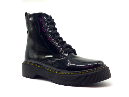 Botas Clásicas Charol Negro #013