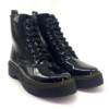 Botas Clásicas Charol Negro #013